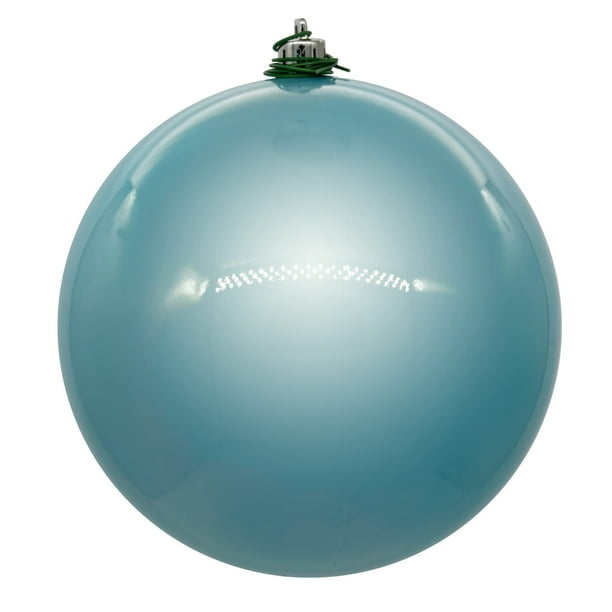 Adorno Esfera Perla UV Azul Bebé Vickerman x12
