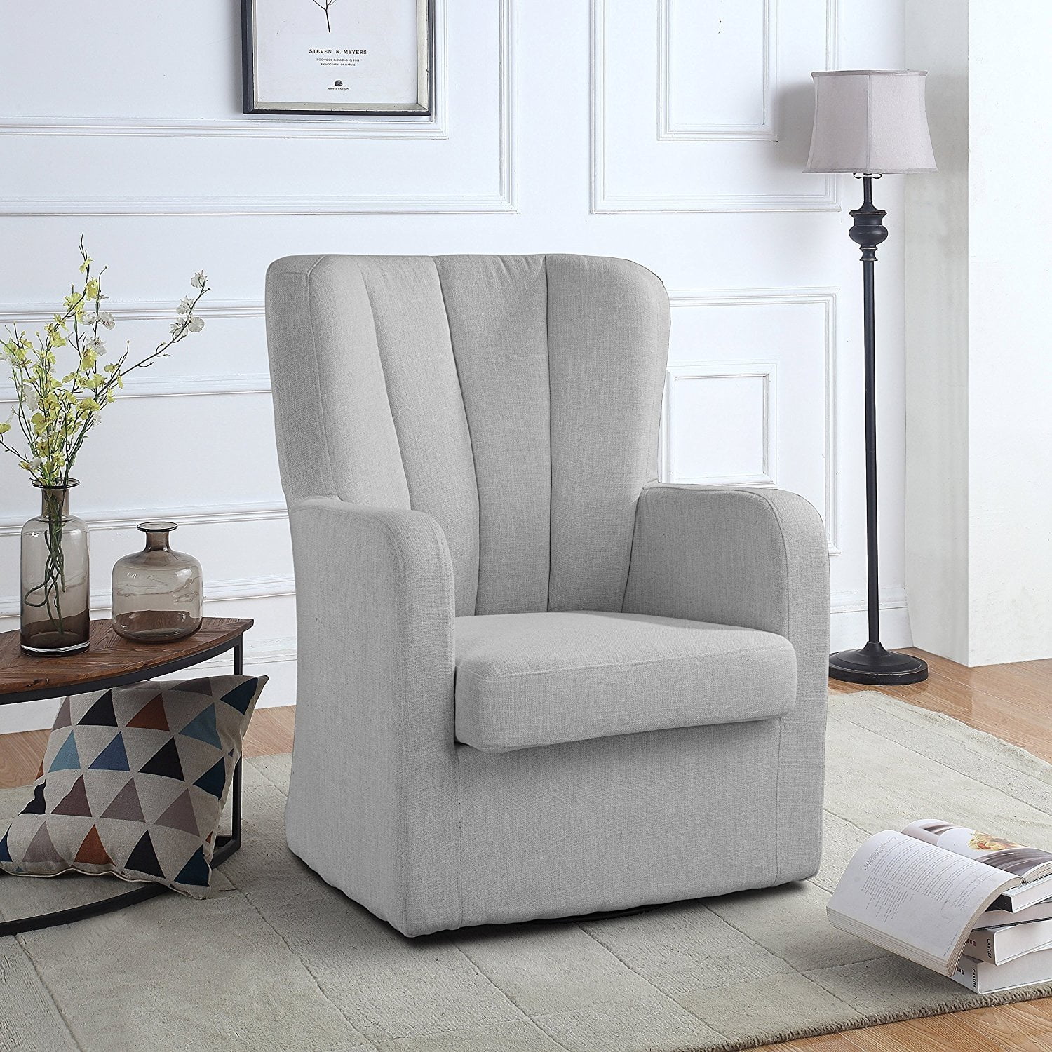 Modern Swivel Armchair