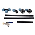 thumbnail image 1 of IBC Adapter, Thread Faucet Water  Gooseneck Connector Drain Replacement Fitting Outlet Butt With Hose For Filling Watering Can For Garden 2 Barrels In Series,1 Barrel Lift,2, 1 of 8