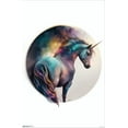 Ben Heine - Unicorn in Universe Canvas Wall Poster, 14.725