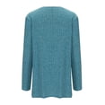 thumbnail image 5 of Lenpel Sweaters for Women Plus Size Crew Neck Long Sleeve Soft Casual Tunic Tops Lightweight Fashion Shirts, 5 of 6