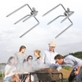 thumbnail image 3 of Fdit Barbecue Fourchette, 2 Pcs Fourchette Multifonction en Acier Inoxydable pour Barbecue, Fourchette de Gril, Broche de Rôtissage, Outil de Barbecue, Fourchette pour Barbecue, 3 of 11