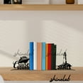thumbnail image 4 of Shinelab Cruise Ship Metal Bookends, Cabin Decor, Cruise Gifts, Nautical Home Decor 12925, 4 of 5