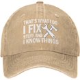 thumbnail image 1 of I Fix Stuff and I Know Things Hat for Men - Cool Stuff Hat, 1 of 7