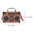 thumbnail image 2 of Sac en Forme de Radio Mode Femme 1 Pce Sac à Bandoulière Tendance, 2 of 9