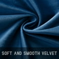 thumbnail image 4 of SMILETIME Velvet Curtains with Rod Pocket, Thermal Insulated Super Soft Privacy Noise Reducing Light-Filtering Velvet Curtains for Living Room Bedroom, 2 Panels, 4 of 6