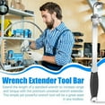 thumbnail image 3 of Wrench Extender Tool Bar Torque Adaptor Extension Wrench Extender Tool Bar to Amplify Torque for Mechanics Garage, 3 of 7