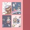 thumbnail image 1 of Cartoon Notebooks Full Water Pulp Grade A Paper Material 32 Pages Cute Notepads For Writing To Do ListsSpace Bear, 1 of 1