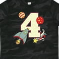 thumbnail image 4 of Inktastic 4th Birthday Outer Space Theme Boys or Girls Toddler T-Shirt, 4 of 5