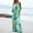 Sky Blue Jumpsuit for Women Summer, variant on Dyegold Jumpsuits for Women Casual, Womens Jumpsuits and Rompers Casual Wide Leg Playsuit Dandelion Feather Print Baggy Loose Sleeveless Rompers Pants