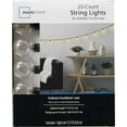 Mainstays 20Count Indoor Outdoor Incandescent String Lights, with
