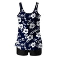 thumbnail image 4 of uublik Swimsuit Women Built in Bra Swimsuit Bathing Suit Modest Swim Top with Shorts Multicolor, 4 of 4