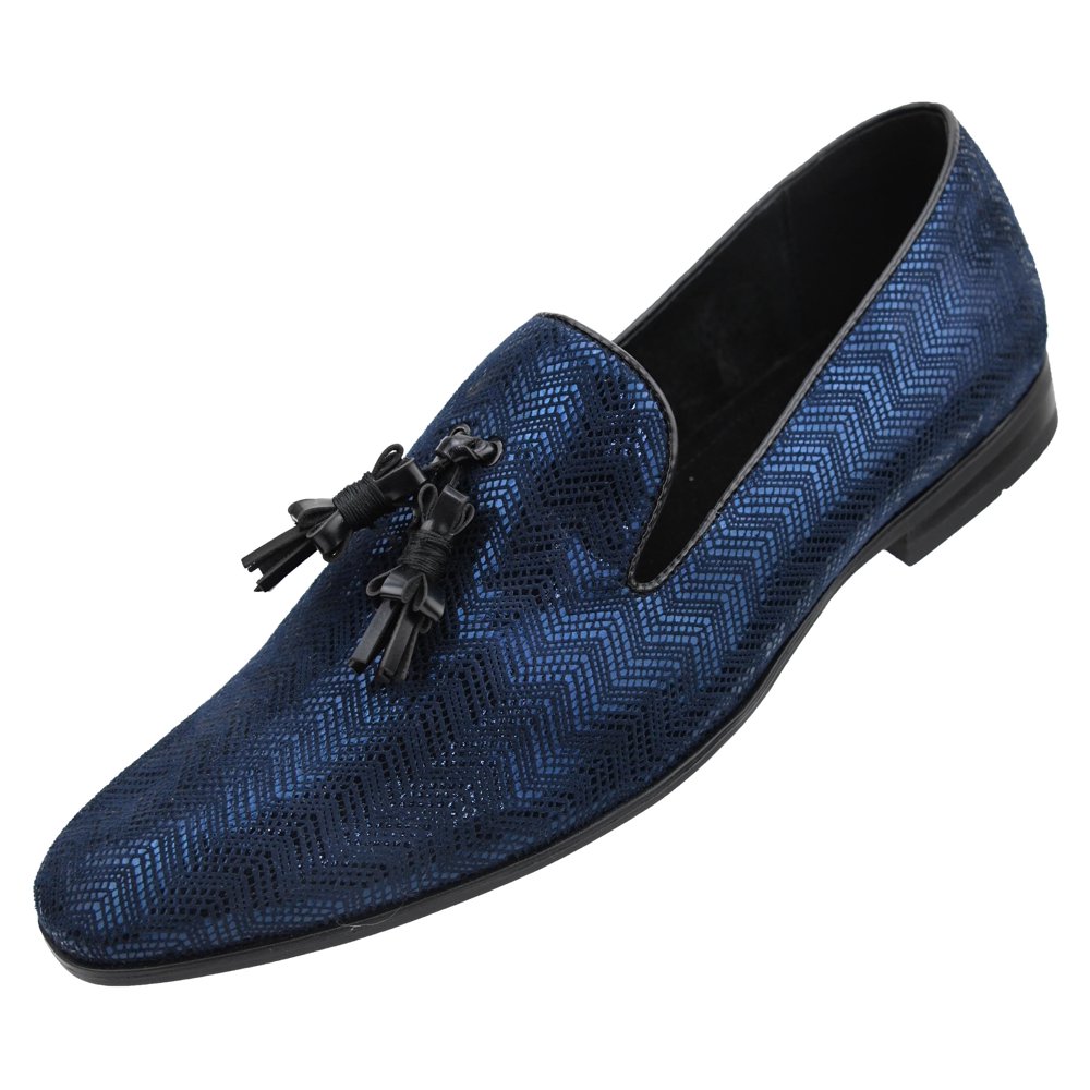 Amali Amali Men�s Metallic Zig Zag Smoking Slipper with