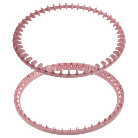 WASHWEPE 1Jgo Piezas De Reemplazo Para Telar De Tejer Manual Color Rosa Con Agujas Seguras