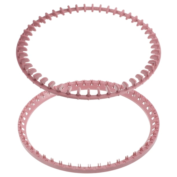 WASHWEPE 1Jgo Piezas De Reemplazo Para Telar De Tejer Manual Color Rosa Con Agujas Seguras