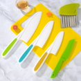 thumbnail image 3 of 7 Pieces Toddler Chopper Mini Chef Knife Suit Kid Knife Kitchen Knife Set Plastic Kids Cooking Knife Set, Kitchen Utensils And Gadgets, 3 of 5