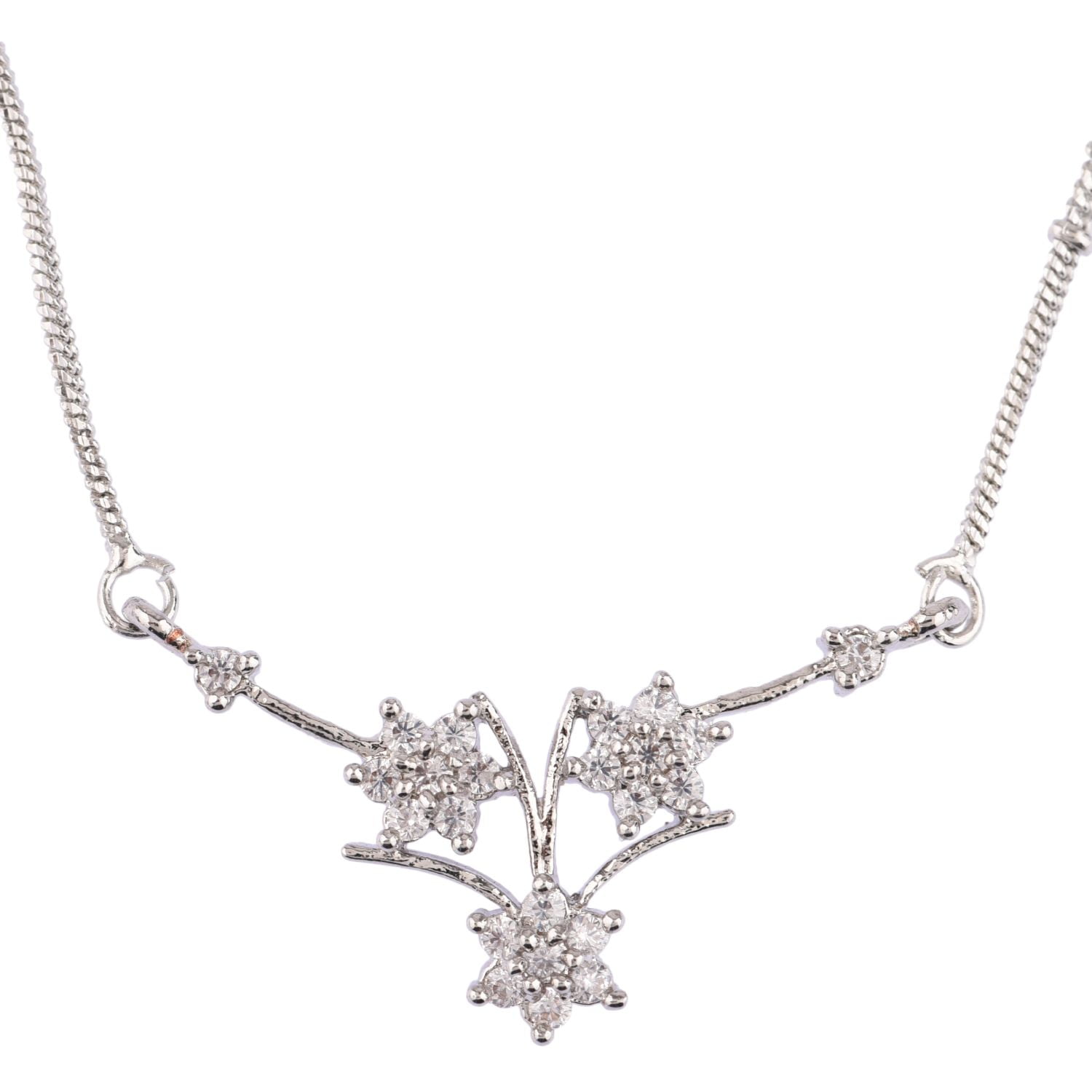 Efulgenz Solitaire Cubic Zirconia CZPendant Chain Necklace Jewelry Birthday Gift Girls Women 