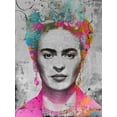 thumbnail image 4 of Stephen Chambers 19x24 Black Modern Wood Framed Wall Art Titled - Frida Circles 2, 4 of 6