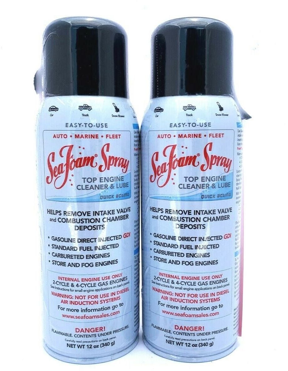 SeaFoam SS142 PACK QuickActing Top Engine Cleaner and Lube 12 oz