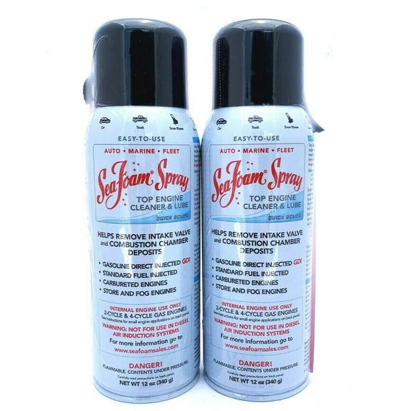 SeaFoam SS14-2 PACK Quick-Acting Top Engine Cleaner and Lube - 12 oz can
