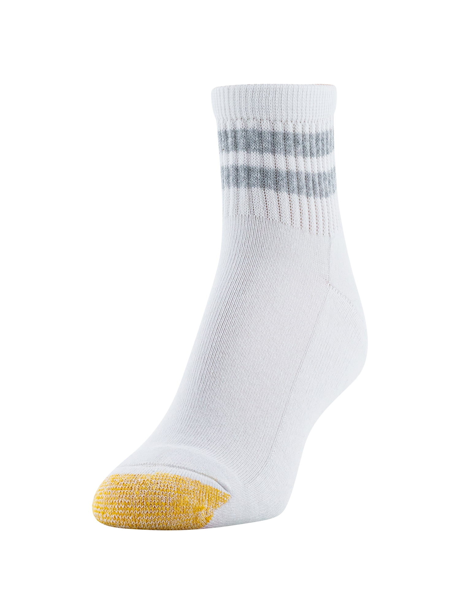 Goldtoe Edition Womens Half Cushion Quarter Socks, 6 Pairs