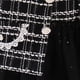 thumbnail image 5 of Vestido Para Niñas, Ropa Para Niñas Pequeñas, Conjunto De Falda A Cuadros Para Niños Pequeños, Chaqueta De Manga Larga, Abrigo, Vestido De Fiesta Negro Odeerbi LM103-4507, 5 of 5