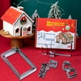 thumbnail image 5 of 3D Gingerbread House Cookie Cutters Set;Safe and Healthy Stainless Steel Cookie Cutters;Versatile Kitchen Baking Tools Set;Holiday and Festival Party Decorating Kit, 5 of 5