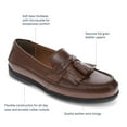 thumbnail image 7 of Dockers Mens Sinclair Leather Dress Casual Tassel Loafer Shoe, 7 of 7