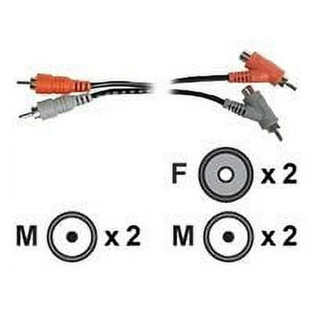 UPC: 0728736010130 | Hosa%20CRA-202PB%20Dual%20Cable%20RCA%20to%20RCA%20Pb%202m