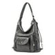 thumbnail image 1 of Bolso mochila 2 en 1 de piel sintética para mujer, bolso de mano de alta calidad, bolso de mano para mujer, bolso de hombro, bolso de piel, bolso hobo con muchos compartimentos, 1 of 5