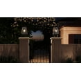 thumbnail image 2 of Urban Ambiance Luxury Coastal Outdoor Post/Pier Light, Size: 21-3/4"H x 10-1/2"W, with Transitional Style Elements, Olde Bronze Finish and Clear Water Shade, UHP1056, 2 of 4