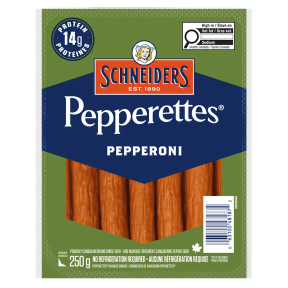 Schneiders Pepperettes® Sausage Sticks, Pepperoni, 250 g