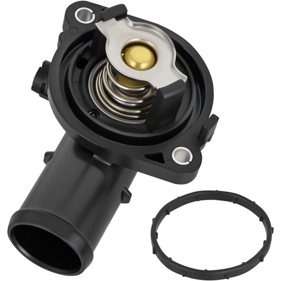 Nilight Thermostat Housing Assembly Fit for 2011-2014 Dodge Avenger 2014-2021 Jeep Cherokee Chrysler Town & Country VW Routan Ram Engine Coolant Thermostat Housing for Car 902-3036 5184570AG AH AI AJ