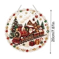 thumbnail image 6 of Christmas Pearl Diamond Art Suncatcher, Christmas Pearl Art Kit for Adults, 7.87in DIY Diamond Suncatcher Art Kit, Christmas Holiday Hanging Ornament, 6 of 6