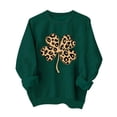 thumbnail image 1 of Sudadera sin capucha con estampado del Día de San Patricio, moderna y bonita, con cuello redondo y manga larga para niños y niñas. Blusa para niña., 1 of 2