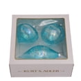 thumbnail image 4 of Kurt Adler 80MM Blue Finial, Onion, and Ball Glass Ornaments, 3-Piece Set, 4 of 4