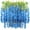 Blue, variant on MOUDUO Clearance! 12 PCS Wisteria Flower Hanging Bushy (Each 45inch) Artificial Wisteria Artificial Flower Silk Artificial Flowers Hanging for Outdoor (Blue)
