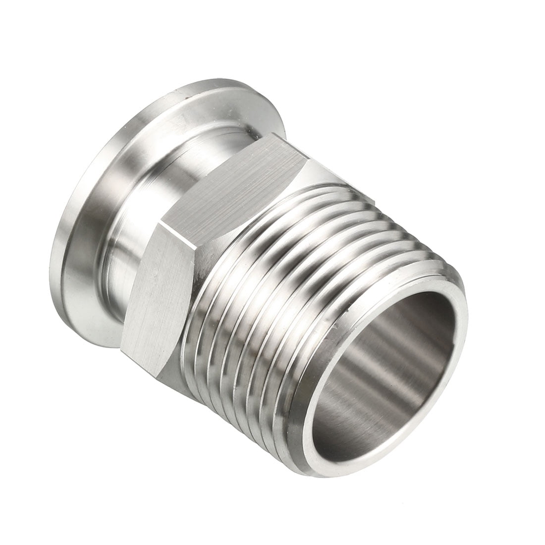 uxcell Sanitary Pipe Fitting KF25 Female Threaded 1//2 PT to Tri Clamp OD 40mm Ferrule 2 Pcs