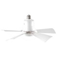 thumbnail image 1 of Pequeño Ventilador Techo LED Mini E27 Base 3 Colores Regulable Velocidades, 1 of 9