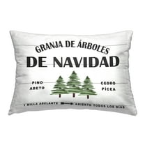 Stupell Industries Arboles De Navidad Decorative Printed Throw Pillow, 14 x 7 x 20