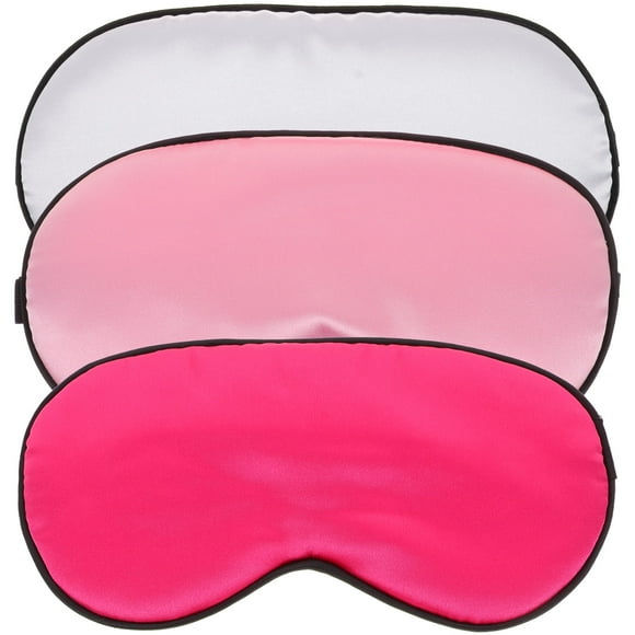 MasteelfCA 3pcs Sleep Masks Eye Masks Artificial Silk Eye Mask for Sleeping for Women
