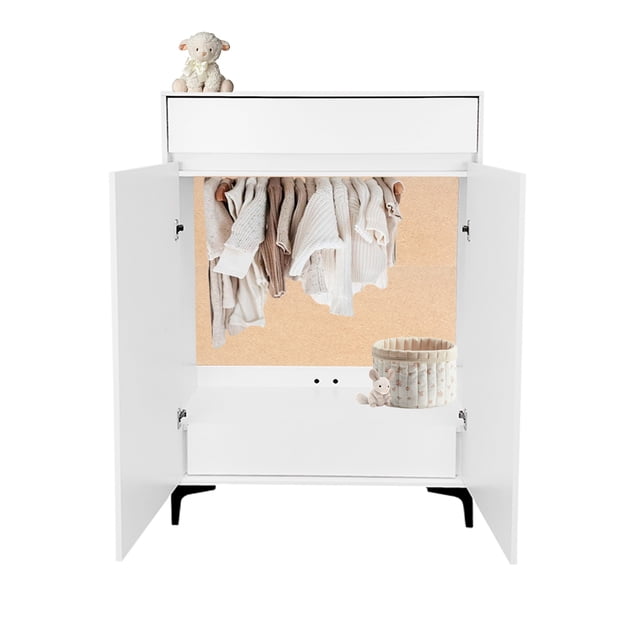 Closet Infantil HUDSON Mueble Ropero De Almacenamiento.
