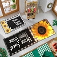 thumbnail image 3 of YIMEIS Flannel printed area floor mats, kitchen decorative mats, door mats, and bedroom bathroom carpet mats Home Warm Sunflowers 15.7'' x 23.6''+19.7'' x 31.5''+17.7'' x 47.2'', 3 of 10