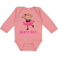 thumbnail image 3 of Inktastic Gigi's Girl Monkey Girls Long Sleeve Baby Bodysuit, 3 of 5
