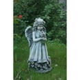 thumbnail image 2 of Bed Bath & Beyond Angel Holding Flowers 19.3 inch Garden Statue, 2 of 5