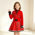 thumbnail image 3 of Red Princess Dress Rise of Red Halloween Cosplay Costume Set, Dress and Pants with Gloves, Halloween Cosplay Outfit for Anime Party Dress Up, 3 of 6