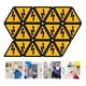 thumbnail image 3 of 80 Hojas de Etiquetas Adhesivas Yuxing para Señalización de Cercas Eléctricas Amarillo y Negro, 3 of 5