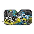 thumbnail image 7 of Goofa Goal Time Printed Car Windshield Sunshade,Foldable Reflective Sun Visor,UV Protection Heat Blocker Sunshade,Car Cooling Accessory-Medium, 7 of 7
