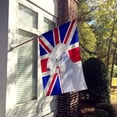 thumbnail image 2 of Bedlington Terrier with English Union Jack British Flag Flag Canvas House Size, 2 of 2
