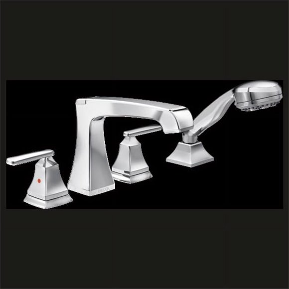 Delta T4764 Chrome Roman Tub Trim with Hand Shower